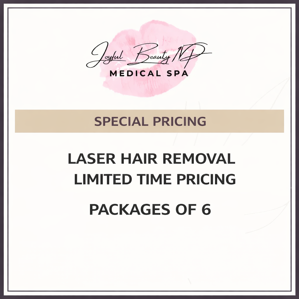 Laser Hair Removal - Packages of 6
