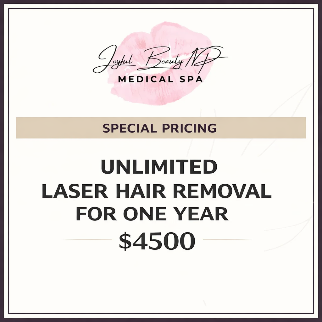 Unlimited Laser Hair Removal For One Year - $4500 ($18200 Value)